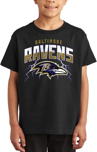 Miniatura 17 de Junk Food Camiseta para niños estándar x NFL Team Lightning con licencia oficial para niños