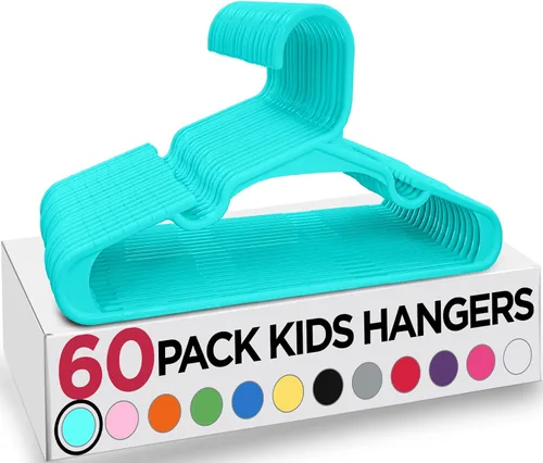 Miniatura 44 de Utopia Home Paquete de 20 Perchas para Niños - Perchas de Plástico para Bebé de 11.5 Pulgadas para Armario - Perchas para Niños para Ropa y Percha