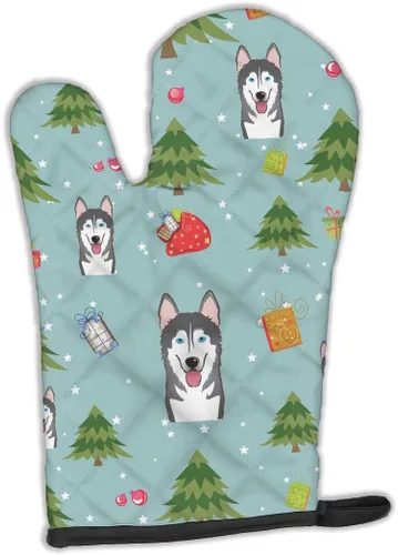 Miniatura 191 de Caroline's Treasures BB4020OVMT Dog House Collection Border Collie - Guante de horno grueso resistente al calor para sartenes calientes y horno