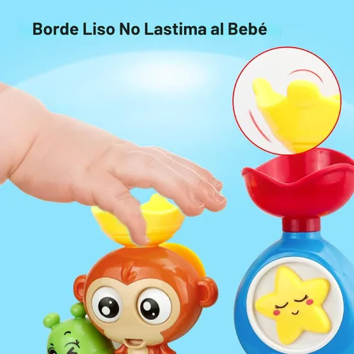 Miniatura 5 de G-WACK - Juguetes de baño para niños pequeños de 1 a 3 años de edad y preescolares y recién nacidos, juguetes de agua para bañera, interactivos