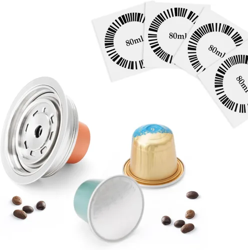 Miniatura 10 de Adaptador de cápsulas de café reutilizable compatible con Nespresso Vertuo, ENV135 y VertuoLine GCA1, convertidor de cápsulas de café de acero