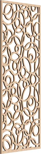 Miniatura 97 de Latrobe Paneles de pared decorativos de madera con calado, 9 3/8 pulgadas de ancho x 24 3/8 pulgadas de alto x 3/8 de alto, roble rojo rojo (Red Oak)