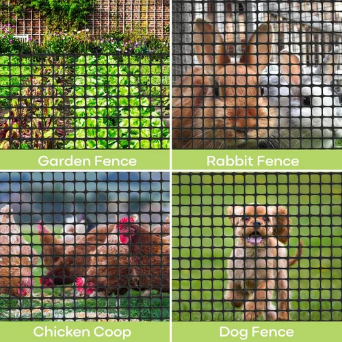 Miniatura 4 de Barrera de plástico para animales, 3.3 x 33 pies [resistente] Rollo de cercado de plástico para nieve para seguridad al aire libre, valla temporal