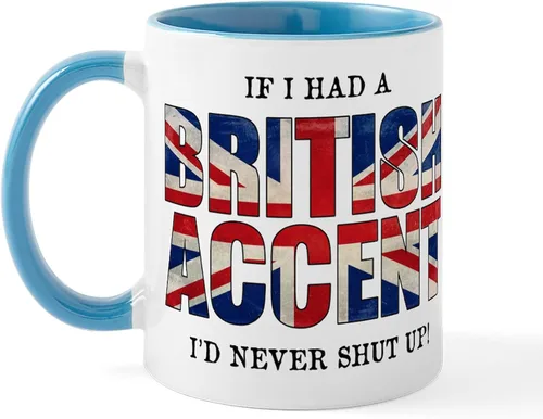 Miniatura 32 de CafePress British American Translations Taza de café de cerámica (11 oz)