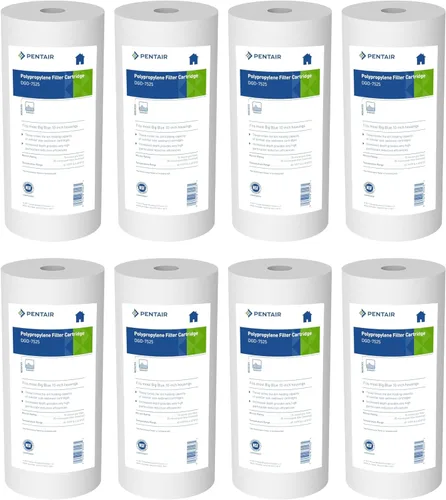 Pentair Pentek DGD-7525 Filtro de Agua Big Blue, Cartucho de Repuesto de Filtro de Sedimentos de 10 Pulgadas para Toda la Casa, Polipropileno Hilado