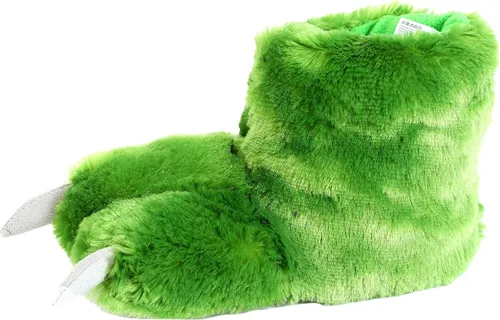 Miniatura 3 de Millffy Divertidas pantuflas de oso con patas de dinosaurio para adultos, pantuflas de dinosaurio para niños pequeños y adultos