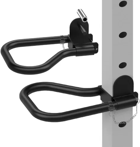 Kipika Accesorio de estante de potencia para orificios de 5/8" y 1" - Equipo de gimnasio para casa resistente para estante de sentadillas de 2x2 o