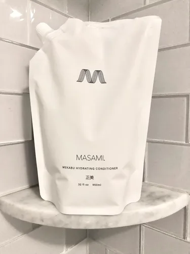Miniatura 5 de MASAMI Mekabu - Acondicionador hidratante de 32 onzas, bolsa de recambio Sostenible Reciclable Calidad de salón Color seguro Algas marinas