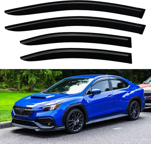 Miniatura 207 de YQAUTEC Viseras de Ventana Protectores de Lluvia para Honda Civic 2022 2023 2024 2025 2026, Deflectores de Viento de Ventilación de Ventana Fuera
