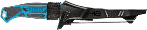 Miniatura 6 de Gerber Controlador de engranajes, cuchillo de filete de agua salada para pesca, cuchillo de pesca resistente, equipo de pesca premium, 6 pulgadas