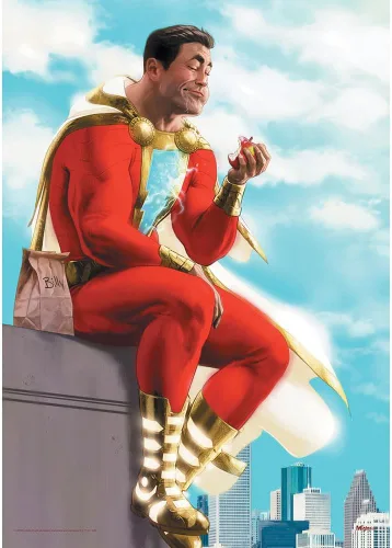 Miniatura 15 de MIGHTYPRINT DC Comics - Liga de la Justicia - Volumen #2 - Cosmos - Arte de portada variante de cómic - Arte de pared duradero de 17 x 24 pulgadas