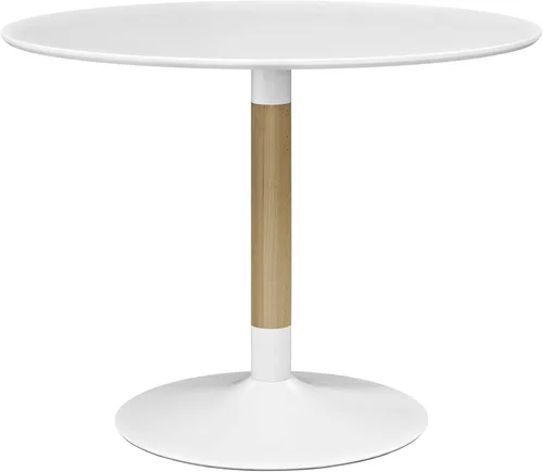 Miniatura 4 de Modway Whirl - Mesa redonda moderna y contemporánea para cocina y comedor de 40 pulgadas, color blanco