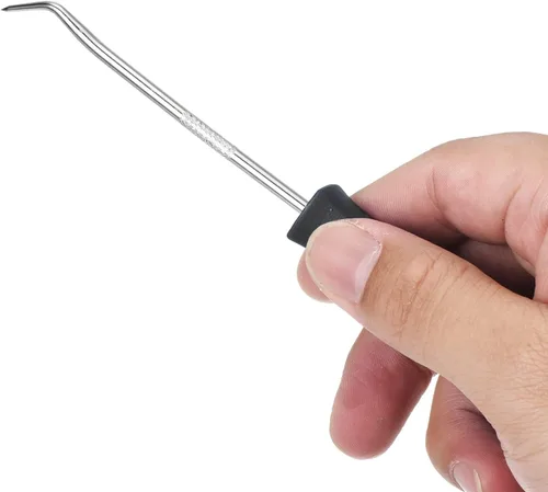 Miniatura 5 de PATIKIL Junta tórica de 135 grados 5.591 in, junta de sello de aceite, herramienta de extracción de destornilladores de precisión, color negro