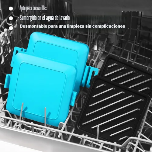Miniatura 5 de MKYSAIL Tostador, Tostador de Microondas, Fabricante de Sándwiches, Fabricante de Panini, Apto para Lavavajillas, SIN Electricidad, Inalámbrico