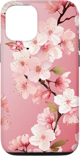 Miniatura 28 de Funda para iPhone 15 Pro Max Japón Pink Flower Sakura Florist Anime Cherry Blossom