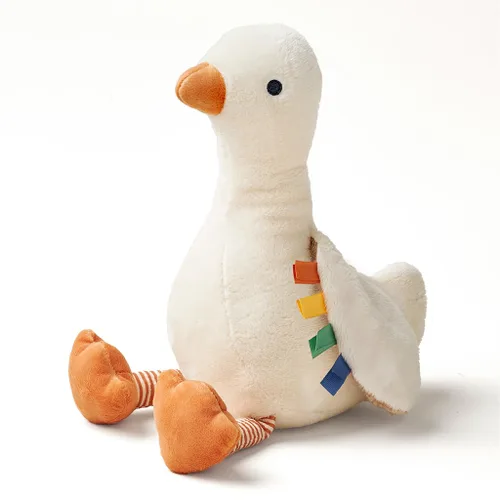 Miniatura 12 de Itzy Ritzy Snuggles Juguete de Peluche – Animal de Peluche Suave para Bebés, Niños y Adultos – Cintas Sensoriales y Telas Texturizadas para Juego