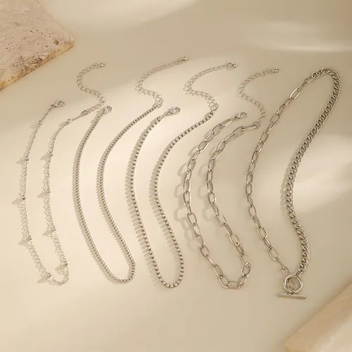 Miniatura 114 de Long tiantian Collares en capas para mujer, joyería occidental para mujer, collar de moneda apilable, collar de país, moderno, bohemio, verano