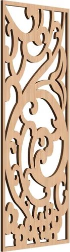 Miniatura 55 de Bridgewater - Paneles de pared decorativos de madera con calado, 9 3/8 pulgadas de ancho x 24 3/8 pulgadas de alto x 1/4 de alto, nogal