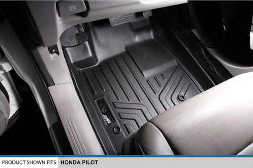 Miniatura 2 de MAXLINER Alfombrillas de Piso Juego de Revestimiento de 3 Filas para Honda Pilot 2009-2015
