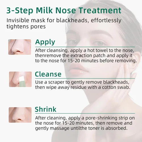 Miniatura 6 de Herramienta removedor de puntos negros, raspador facial de acero inoxidable, espátula manual de piel con cubierta de silicona para nariz, barbilla