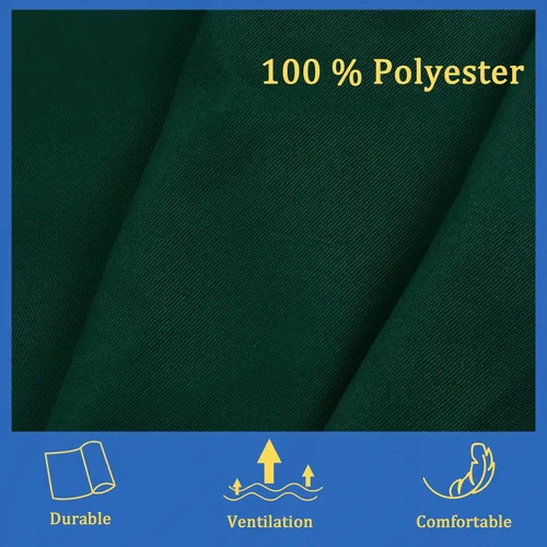 Miniatura 5 de Paquete de 4 delantales de chef, delantal ajustable con 2 bolsillos, delantal unisex personalizado para cocinar, cocina, restaurante Verde