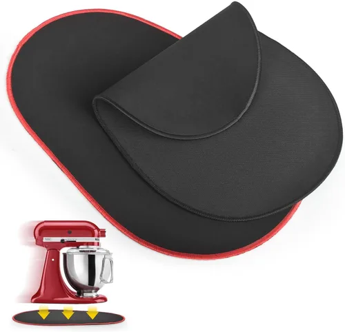 Miniatura 8 de Paquete de 2 alfombrillas deslizantes para batidora, batidora, compatible con batidora de pie Kitchenaid de 4.5 a 5 cuartos de galón, AirFryer