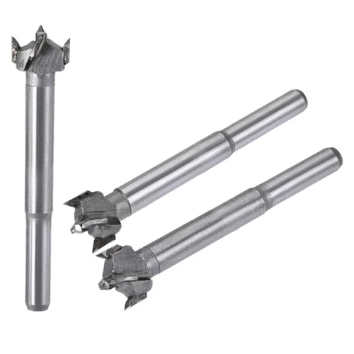 Miniatura 8 de uxcell Forstner - Brocas de taladro para madera, 0.906 in, 0.945 in, 0.984 in de diámetro, sierra de agujero de carburo, punta de acero de aleación