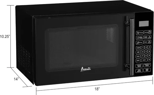 Miniatura 6 de Avanti MT81K1BH Horno microondas compacto de 700 vatios con 6 ajustes de cocción preestablecidos, descongelación de velocidad, panel de control