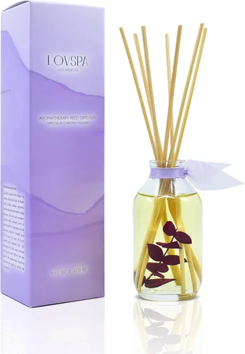 Miniatura 48 de Set de difusor de cañas, difusor de aceite perfumado con aroma a ámbar romántico y varillas, accesorios de fragancia para el hogar para decorar