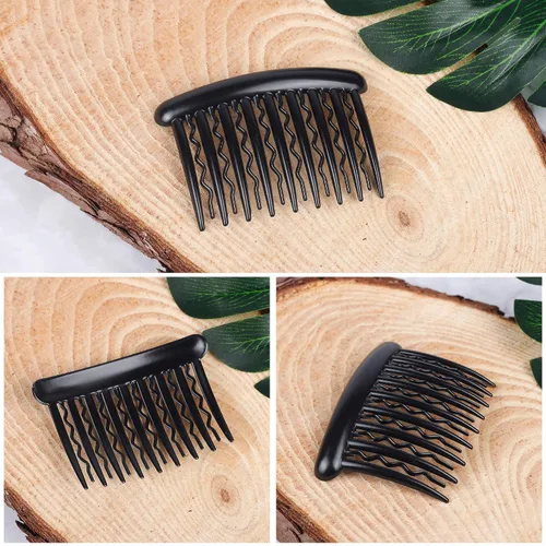 Miniatura 7 de 18 peines de plástico para dientes de pelo, accesorios para el cabello fino