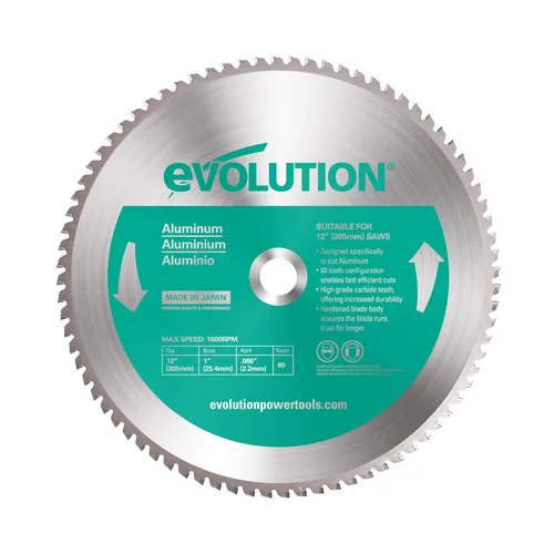 Miniatura 8 de Evolution 14BLADESS Cuchilla de acero inoxidable de 90 dientes de 14" Cuchilla de sierra TCT para Evolution S14CPS, S15CPS, S355MCS, S355CPSL