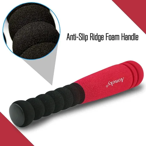 Miniatura 4 de Aoneky Min Foam - Bate de béisbol y pelota para niños pequeños – Juego de bate de bola T suave y súper seguro para interiores para niños de 1 año
