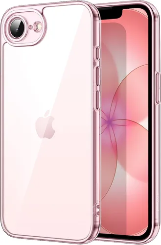 Miniatura 12 de JETech - Funda para iPhone 16e de 15,5 cm 2025, cubierta a prueba de golpes sin amarillamiento, parte trasera transparente antiarañazos