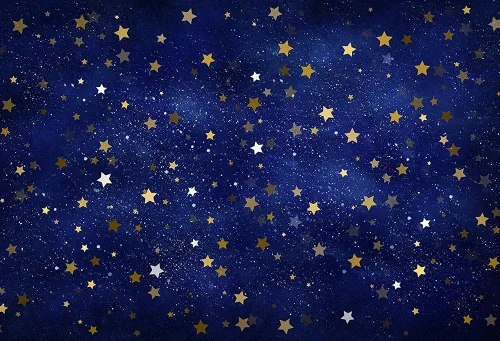 Miniatura 2 de Kate Telón de fondo de estrellas azules de 7 x 5 pies, fondo de fotos estrelladas por la noche, cielo nocturno, accesorios de estudio fotográfico