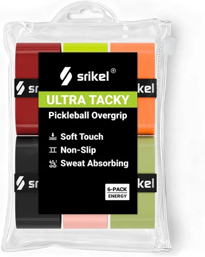 Miniatura 9 de Overgrip de paleta de pickleball – Cinta de agarre de pickleball ultra adherente, absorbente y antideslizante, suave al tacto y duradera