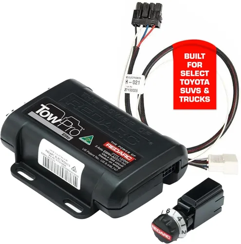 REDARC Tow-Pro Elite - Kit de controlador de freno eléctrico para Toyota Land Cruiser, Sequoia, 4Runner, modos de frenado dual, instalación Plug and