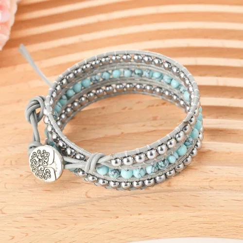 Miniatura 3 de YGLINE - Impresionante colección de pulseras de cuero hechas a mano