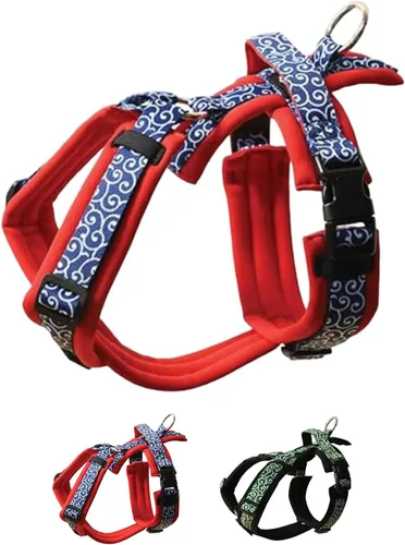 Miniatura 10 de Hakusan: arnés para perro, acolchado, ajustable, diseño sin tirones, seguridad, marca japonesa, perro pequeño, perro mediano