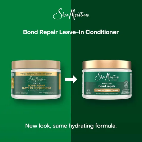 Miniatura 3 de Acondicionador Sin Enjuague Reparador de Enlaces Shea Moisture con Aceite de Amla Protege Contra el Daño y Fortalece los Enlaces del Cabello
