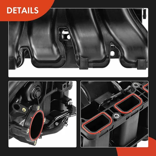 Miniatura 7 de A-Premium Conjunto del colector de admisión del motor con junta y válvula de control de flujo [4Cyl 2.4L 2.0L] Compatible con Hyundai Santa Fe