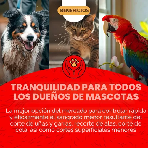 Miniatura 4 de Miracle Care Kwik Stop astringente en polvo para perros, gatos y pájaros, 0.5 onzas, polvo de acción rápida para detener la sangre con benzocaína
