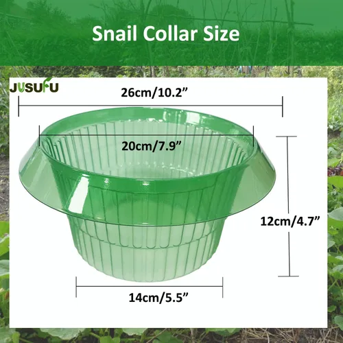 Miniatura 8 de Collares de babosas para plantas, collar de babosa para proteger las plantas de caracoles, babosas, collares de babosas protegen las plantas para 6