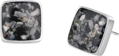 Lauren-Spencer Aretes cuadrados de piedras preciosas para mujer, delicados aretes de piedra de malaquita y sodalita de turquesa hipoalergénicos,