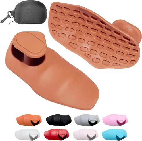 Miniatura 17 de Agarres de silicona para levantamiento de pesas, guantes de entrenamiento alternativos para hombres, agarre antideslizante para entrenamiento