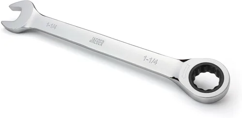 Miniatura 32 de Jaeger Llave de trinquete de 5/8 pulgadas con precisión de trinquete de 90 dientes y acero pulido endurecido para proyectos con espacios reducidos