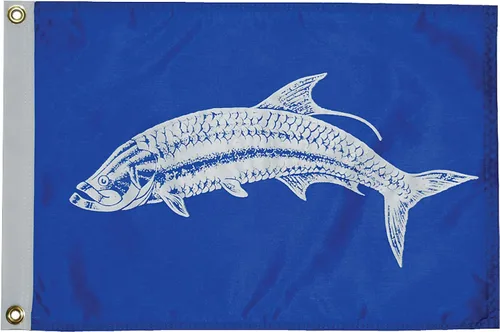 Miniatura 15 de Taylor Made Products - Bandera de captura de pescador, banderín de pez, nailon, 12 x 18 pulgadas
