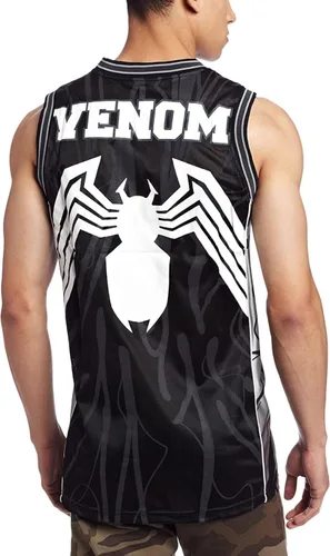 Miniatura 3 de Marvel Comics Venom Symbiote Alien Spider-Man - Camiseta de baloncesto para hombre