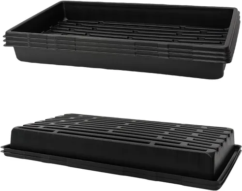 RooTrimmer Vivero de cultivo de plantas, bandejas estándar 1020, bandeja de plástico resistente para microverdes para trasplante de macetas de