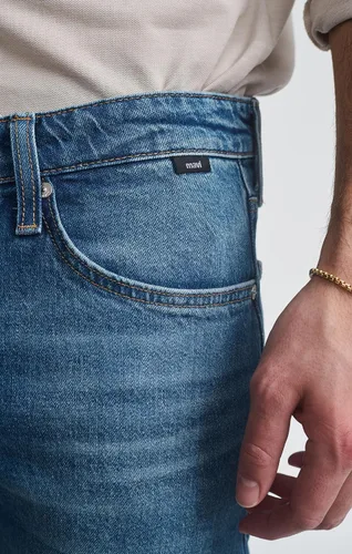 Miniatura 129 de Mavi Jake - Jeans para hombre, tiro regular, pierna ajustada