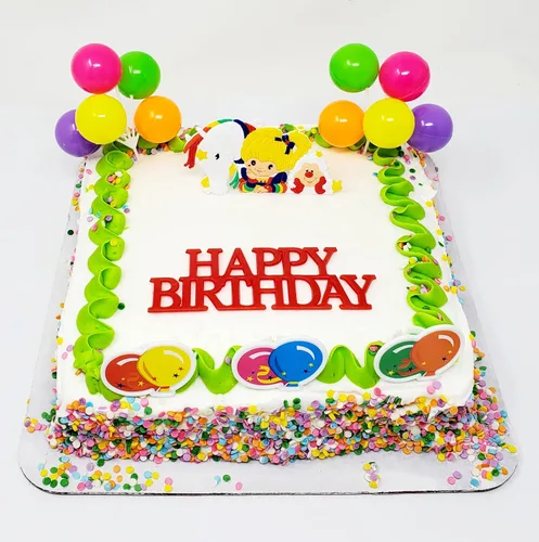 Miniatura 2 de Rainbow Brite and Friends - Juego de decoración para pastel de cumpleaños (diseño único)